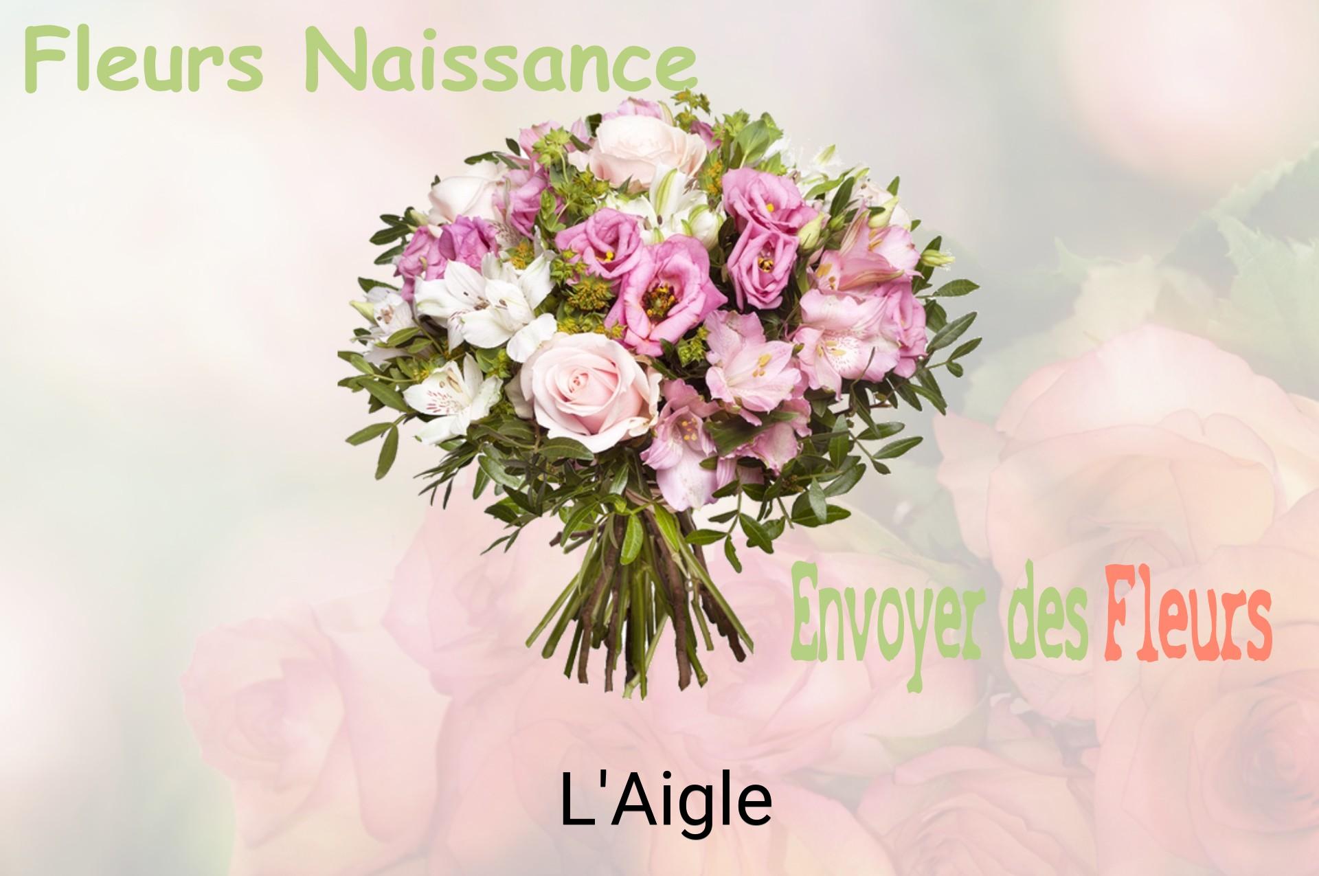 Bouquet de fleurs de naissance livré à L'Aigle